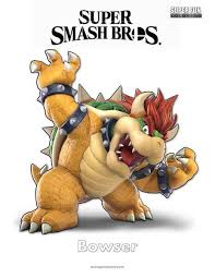 Bowser Super Smash Bros Ultimate Nintendo Coloring Page Cool Coloring Pages Smash Bros Bowser