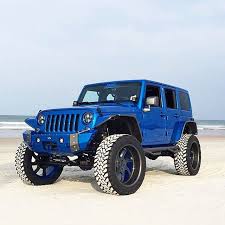 Jeep Wrangler Terraseries Forgiato Wheels Rims Blue Beach Blue Jeep Wrangler Mustang Wheels Blue Jeep