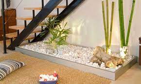 16 Awesome Under The Stairs Garden To Inspire You Pebble Garden Luxury Garden Indoor Zen Garden