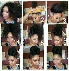 Large High Pineapple Bun Natural Hair Styles Curly Hair Styles Hair Styles