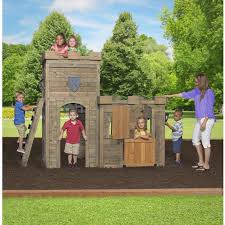 Like our general playground plans, you'll find a full variety of outdoor projects, totaling fourteen wooden plans absent of any cost to you. Backyard Discovery Windsor Castle Wooden Playhouse Walmart Com Walmart Com