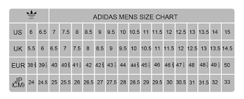 Adidas Size Chart Cm