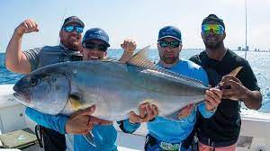 Amberjack Fishing Challenge With Blacktiph And Nfl Linebacker Sam Barrington With World Champion Powerlifters Blaine Su Fish Big Game Fishing Catching Monsters