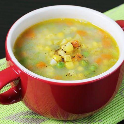 Veg corn soup