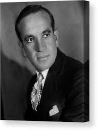 Portrait Of Al Jolson Canvas Print by Florence Vandamm