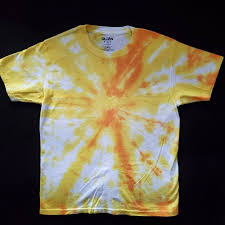 Black And White Tie Dye Shirt Clipart Handmade Ray Of Sunshine Tie Dye T Shirt Size Medium Youth Yellow Orange Gildan Gildan Everyday In 2020 How To Tie Dye Tie Dye T Shirts Dye T Shirt