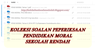 Kertas soalan pendidikan moral tahun 5 kssr via www.slideshare.net. Bank Soalan Sekolah Rendah Koleksi Soalan Peperiksaan Dan Ujian Pendidikan Moral Tahun 1 2 3 4 5 6