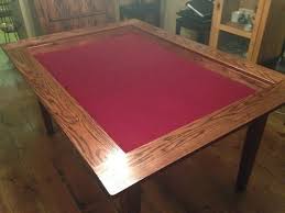 This Is The Nicest Diy Board Game Table I Ve Seen But I Wish It Had Cup Holders This Guy Gives Sketch Up Pla Board Game Table Gaming Table Diy Board Games