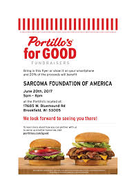 Check spelling or type a new query. Race To Cure Sarcoma Milwaukee Fundraiser Portillo S Sarcoma Foundation Of America