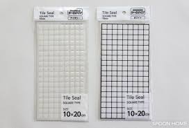 セリアの新商品 タイルシール のブログ画像 タイルシール セリア タイル 100均
