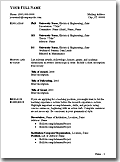 Free Download Resume Template Www Maxjob Com