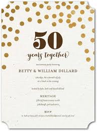 Sparkling Together Anniversary Invitations In Smoke Or Gild With Images 50th Wedding Anniversary Invitations 50th Anniversary Invitations Wedding Anniversary Invitations