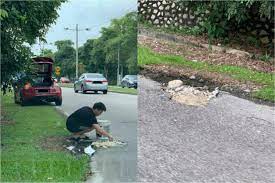 Pertumbuhan kendaraan yang cukup tinggi dalam beberapa tahun terakhir ini, sementara panjang dan lebar jalan yang nyaris tidak berubah, membuat kota semakin kesulitan mengakomodir pertumbuhan tersebut. Lelaki Ini Cuba Baiki Lubang Pada Jalan Raya Elak Berlaku Kemalangan Motoqar