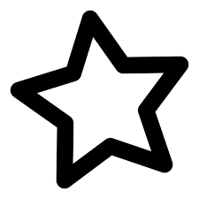 Black Star Star Clipart Clipart Black And White Star Outline
