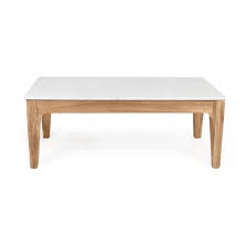 Table Basse Manguier Fonce Et Marbre Blanc B45 Bois Made In Meubles La Redoute Table Basse Table Basse Marbre Table Basse Bois Massif
