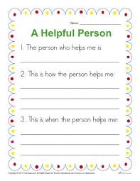 kindergarten writing prompt a helpful person kindergarten writing prompts elementary writing prompts kindergarten writing