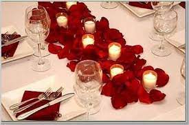 Rose Petals Long Table Valentines Party Decor Rose Wedding Theme Wedding Table