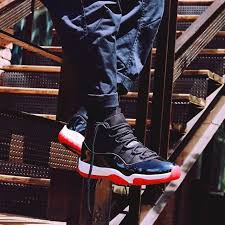 Black And Red Patent Leather Jordans 11 Air Jordan 11 Retro Bred 378037 010 Black Patent Leather And Rubber Black Varsity Red White Basketball Shoes In 2020 Air Jordans Air Jordan 11 Bred Air Jordan 11