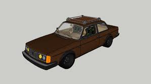 His volvo 240 with a turbo. Volvo 240 3d Warehouse
