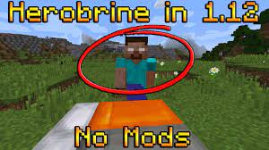 Herobrine mod allows you to have herobrine, who can spawn really rarely and sometimes build things but will vanish if you get too close. How To Spawn Herobrine In Minecraft 1 12 No Mods It Works Youtube