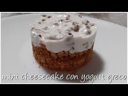 Mini Cheesecake Con Yogurt Greco No Burro E Gelatina Youtube