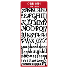 The use of script or calligraphy has been a favorite of many designers, as well as the average folks, for decades. Fancy Script Upper Lower Case Alphabet Large