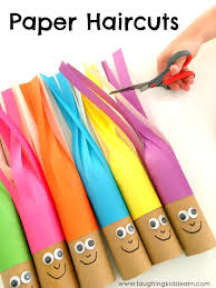 Visit a smartstyle hair salon today. Cutting Paper Hair On Cardboard Dolls Laughing Kids Learn