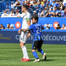Zlatan ibrahimović is a swedish professional footballer who plays as a striker for serie a club milan. Angels Links Zlatan Ibrahimovic Sent Off For Slapping Opponent Angels On Parade