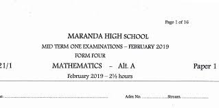 Knec Kcse 2018 Kiswahili Paper 1 2 3 Combined With Answers Muthurwa Com Math Forms Question Paper Midterm