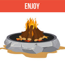 This fire ring sports a total diameter of 38 How To Start A Wood Fire In A Fire Pit Fire Pits Direct Blog