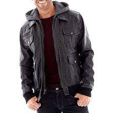 Excelled Faux Leather Bomber Jacket Faux Leather Bomber Jacket Bomber Jacket Jackets