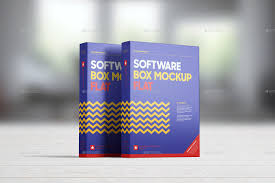 Software Box Mock Up Flat Ad Box Ad Software Flat Mock Foil Stamping Graphic Design Tutorials Mockup
