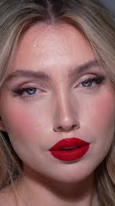 Classic Red Lip Makeup Look Tutorial