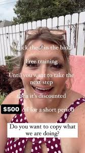 Click the linktree in bio and then it’s free training until you want to pay  for the mentorship of $1k a day!, Learn right along with us and save $500  for a limited time!!