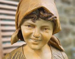 Magnificent Rare 19thc GOLDSCHEIDER Terracotta Sculpture