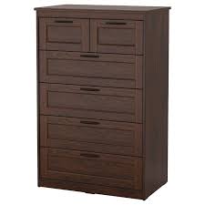 Songesand 6 Drawer Chest Brown 32 1 4x49 5 8 Ikea 6 Drawer Chest Chest Of Drawers Drawers