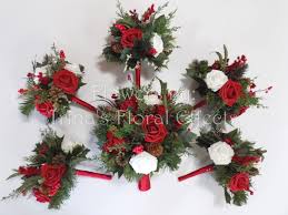 Above all, the holiday spirit of togetherness magnifies what's already supposed to be one of the happiest days of your life. Christmas Wedding Bouquet Woodland Winter Wedding Christmas Etsy