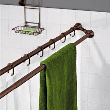 Maison Condelle Teagan Dual Shower Curtain Rod In Bronze Beyond The Rack Shower Curtain Rods Small Bathroom Decor Boys Bathroom Decor