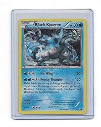 Black And White Kyurem Card 1 X Pokemon Card Black Kyurem Xy160 Brand New Rare Holo Promo