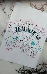 Caratulas De Bimestre Tumblr Buscar Con Google Decorate Notebook Mosaic Wall Art Lettering Tutorial