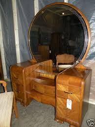 Beautiful Antique Art Deco Waterfall Furniture Bedroom Set Full Queen Waterfall Furniture Art Deco Bedroom Furniture Art Deco Bedroom
