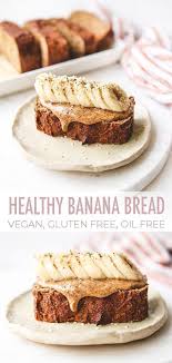 You'll find many recipes in this collection for banana bread made into cookies, waffles, scones, and much more! Best Healthy Banana Bread Vegan Gluten Free Refined Sugar Free Oil Free Veggiekins Blog Recipe Healthy Banana Bread Banana Healthy Vegan Banana Bread