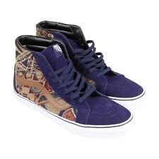 You'll need something more the length of a bootlace than a shoelace. Vans Vans Sk8 Hi Reissue Mens Purple Suede Canvas High Top Lace Up Sneakers Shoes Walmart Com Walmart Com