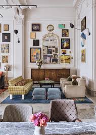 Introducing The 2019 Ad100 Photos Architectural Digest The Colorful Lobby Of The Prop Eclectic Living Room Contemporary Living Room Design Vintage Home Decor