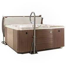 Most of these hot tub covers will require a template provided by you for the manufacturer to build your cover properly. The Spa Side Handrail With Led Light Hot Tub Handrail Hot Tub Warehouse