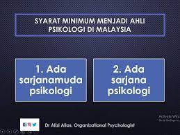 Dan sekarang, mari kita senaraikan perbezaan utama antara ijazah sarjana dan ijazah sarjana muda: Dr Alizi Alias Organizational Psychologist Ø¹Ù„Ù‰ ØªÙˆÙŠØªØ± Syarat Minimum Menjadi Ahli Psikologi Di Malaysia 1 Ada Ijazah Sarjanamuda Psikologi Dan 2 Ada Ijazah Sarjana Psikologi Ijazah Sarjanamuda Kaunseling Kerja Sosial Sains Kognitif