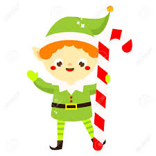 Christmas Elf Cute Santa S Helper Holding Big Candy Cane Isolated Royalty Free Cliparts Vectors And Stock Illustration Image 127257580 Would you like to learn how to draw more cute cartoon illustrations quickly and easily? christmas elf cute santa s helper holding big candy cane isolated