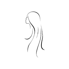 Beautiful Woman Head Black Line Drawing Vector Liked On Polyvore Featuring Sketches Line Drawing Line Art Women