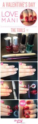 Go all out this valentine's day and style your nails with pink specs of glitter. 30 Valentine S Day Nail Art Diy Ideas That You Ll Love