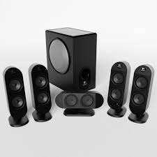 Sistema De Alto Falantes Logitech X 530 5 1 Modelo 3d Turbosquid 1548577